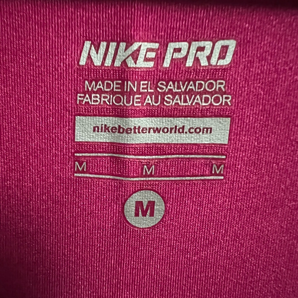 Nike Pro Fitted V-Neck II Women's Shirt -M - Picture 2 of 7